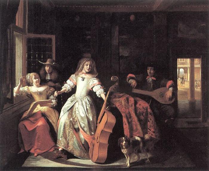 Pieter de Hooch A Musical Conversation